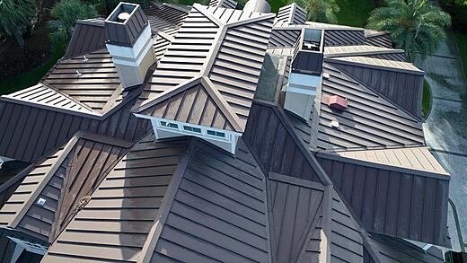 coastal standing seam ERS Metals supply and install turnkey metal roofing